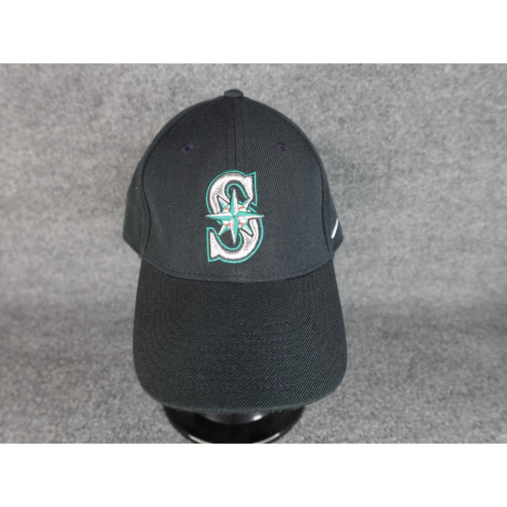 Nike Team Seattle Mariners Baseball Cap Hat Navy Blue Adjustable Strapback MLB
